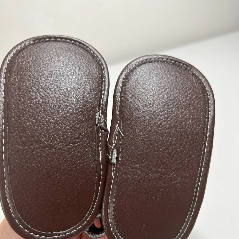 Stepping Stones Baby Kids Boys Brown Infant Sandals Shoes Size 9-12 m